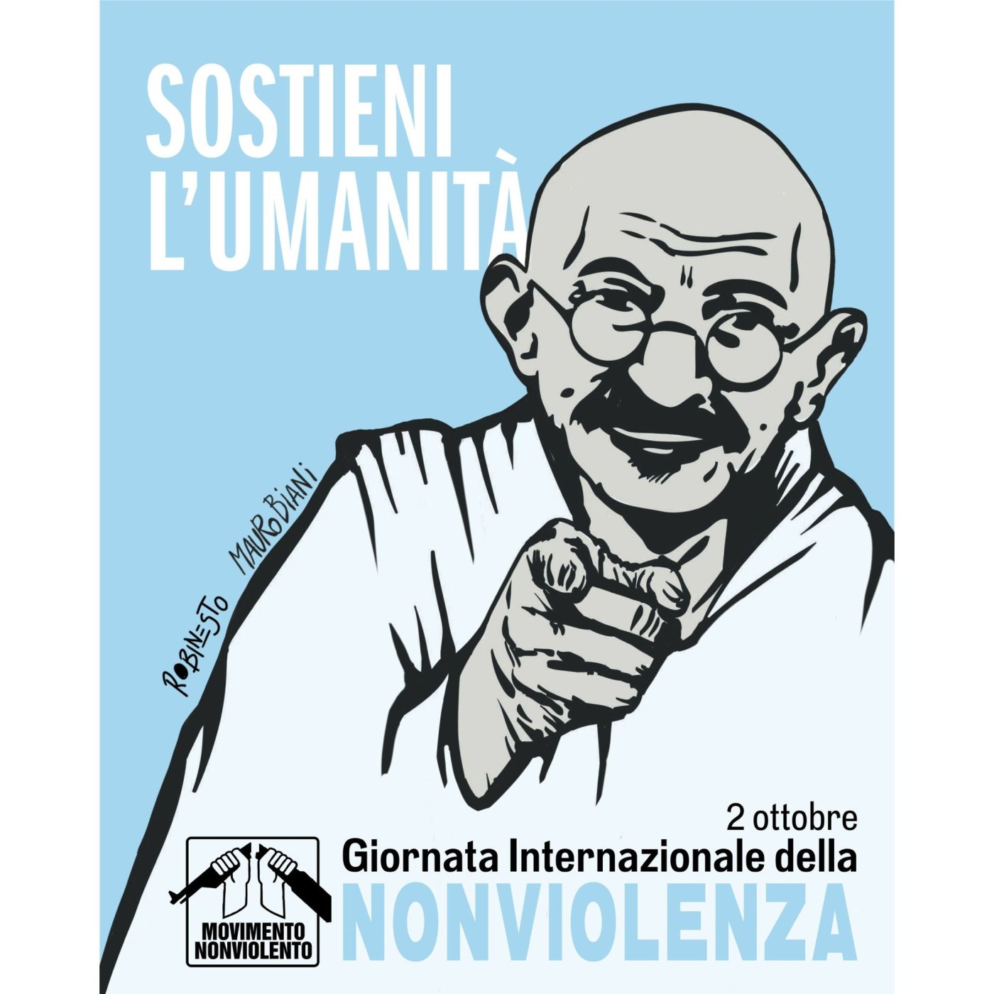 2 ottobre, giornata mondiale della nonviolenza